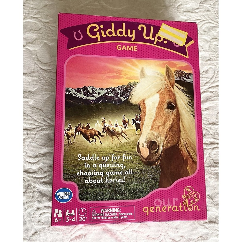 Giddy Up! Game All About Horses Our Generation Brand New
